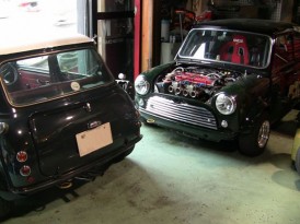 ミニクーパー TWINCAM ENGINE